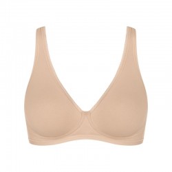 Sloggi Basic+Classic Comfort Top, Γυναικείο Τοπ Σουτιέν χωρίς μπανέλα, ΜΠΕΖ