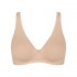 Sloggi Basic+Classic Comfort Top, Γυναικείο Τοπ Σουτιέν χωρίς μπανέλα, ΜΠΕΖ