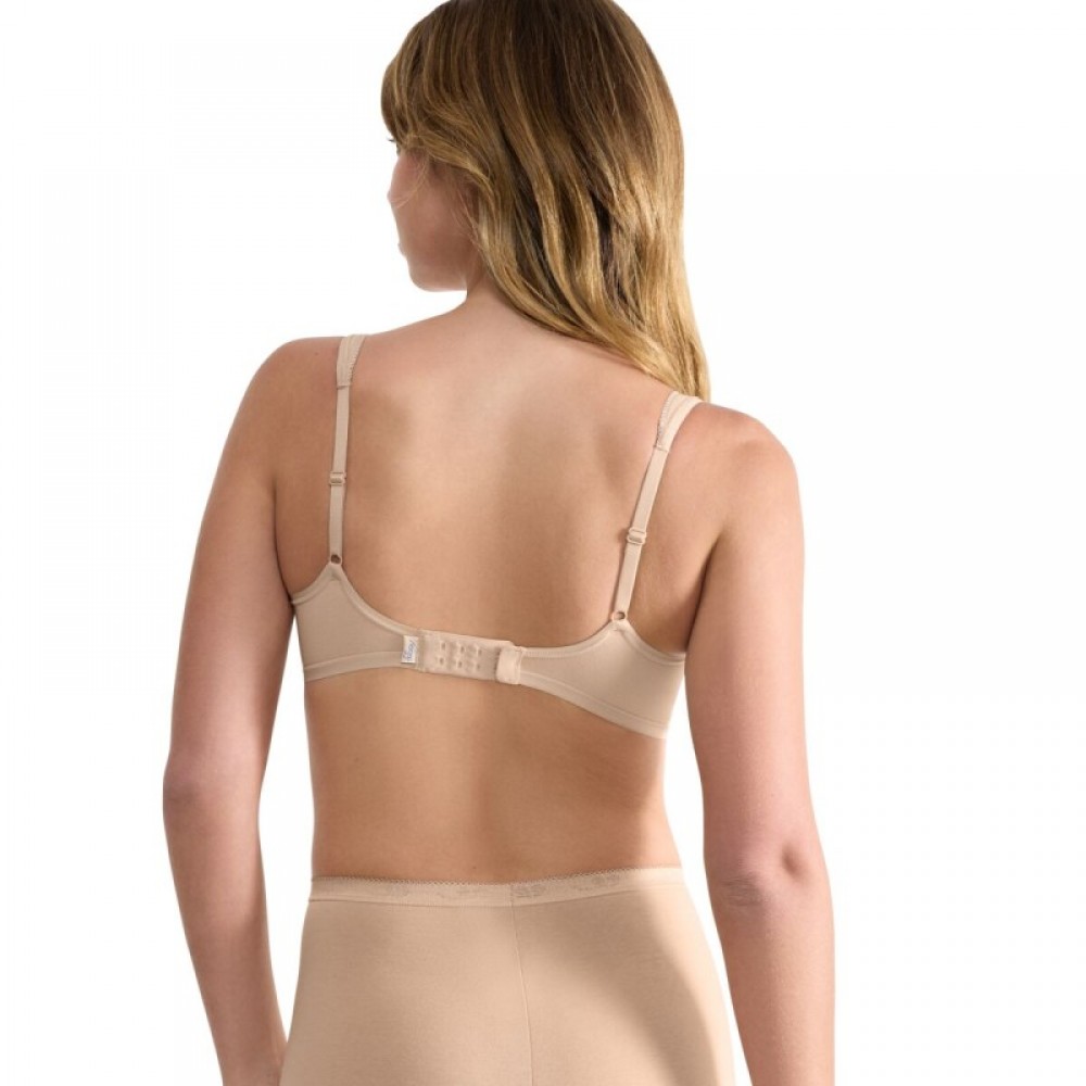 Sloggi Basic+Classic Comfort Top, Γυναικείο Τοπ Σουτιέν χωρίς μπανέλα, ΜΠΕΖ