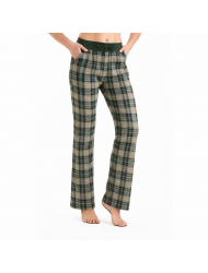 Relax 2823028, Γυναικείο Παντελόνι Πυζάμας Βαμβακερό με πλαϊνές τσέπες ΠΡΑΣΙΝΟ