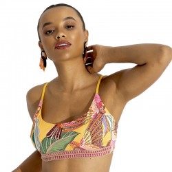 Bluepoint 26066056-08 , Γυναικείο Μπούστο Bikini Top "HOT TROPIC", ΚΙΤΡΙΝΟ