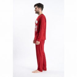 Ανδρική Πυζάμα, Relax 2421116,  με τύπωμα "αρκούδος"