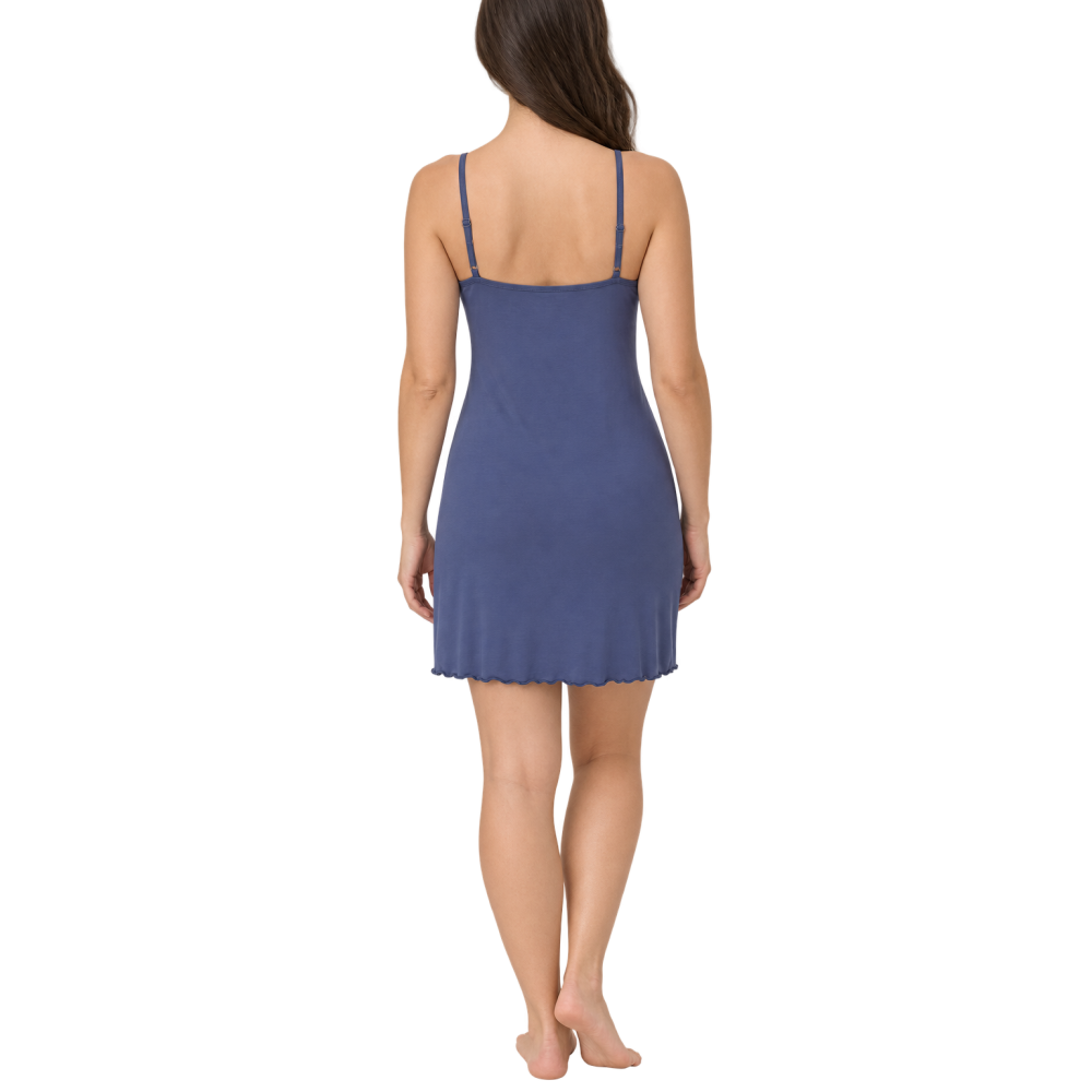 Νυχτικό MIcromodal Vamp 11812 Mini με τιραντάκι INDIGO