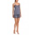 Vamp 12152, Γυναικείο Babydoll  από Micromodal με πλάτη δαντέλα, IDIGO
