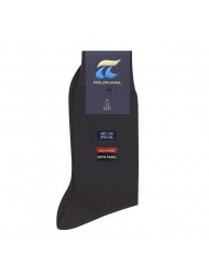 Pournara 140Α-72 Ανδρική Μονόχρωμη Μερσεριζέ Κάλτσα, ΜΟΛΥΒΙ