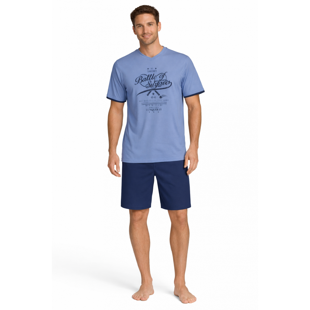 Ανδρική Πυζάμα Vamp 4206 με V λαιμόκοψη