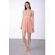 Νυχτικό Pink Label 495, με εντυπωσιακή πλάτη και λεπτομέρειες από δαντέλα, ΣΟΜΟΝ