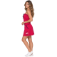 Strapless φόρεμα από βαμβάκι με τσέπες και περαστό κορδόνι στο τελείωμα, Oneira by Vamp 6349