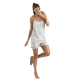 Πυζαμάκι shorts Jeannette 6634, σε εμπριμέ βαμβακερό ύφασμα