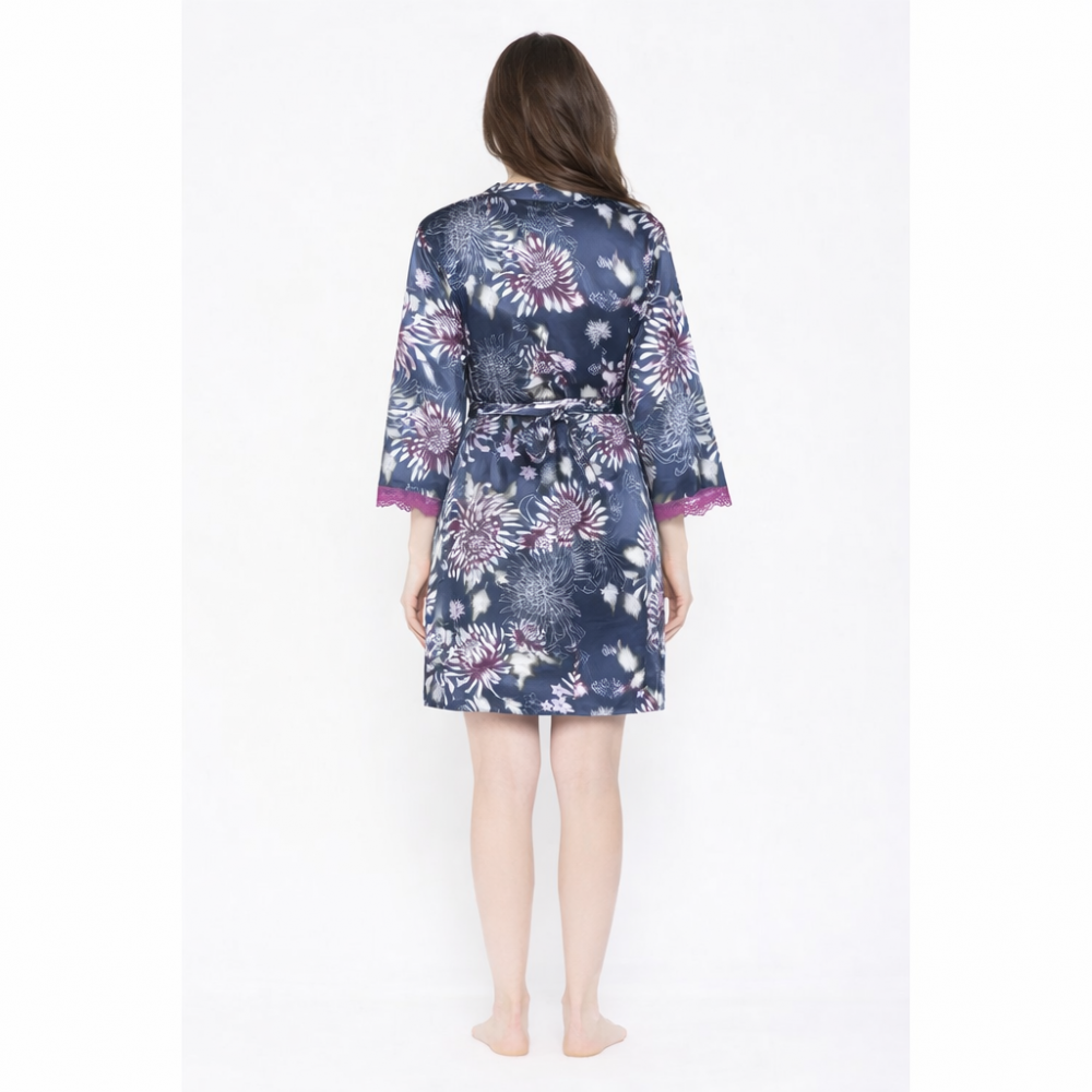 Σατέν Ρομπάκι Jeannette 6907 σε  floral print