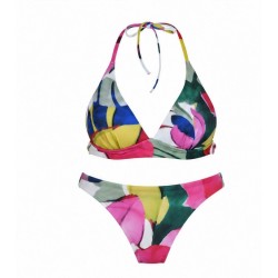Naturana 77072/73-060  Γυναικείο Σετ Μαγιό Push Up  χωρίς μπανέλα με ενίσχυση FLORAL