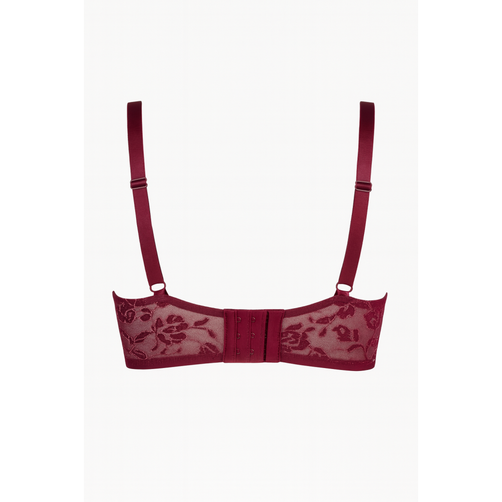 Σουτιέν για μεγάλο στήθος cup E, F, Miss Rosy E793, ΜΠΟΡΝΤΟ