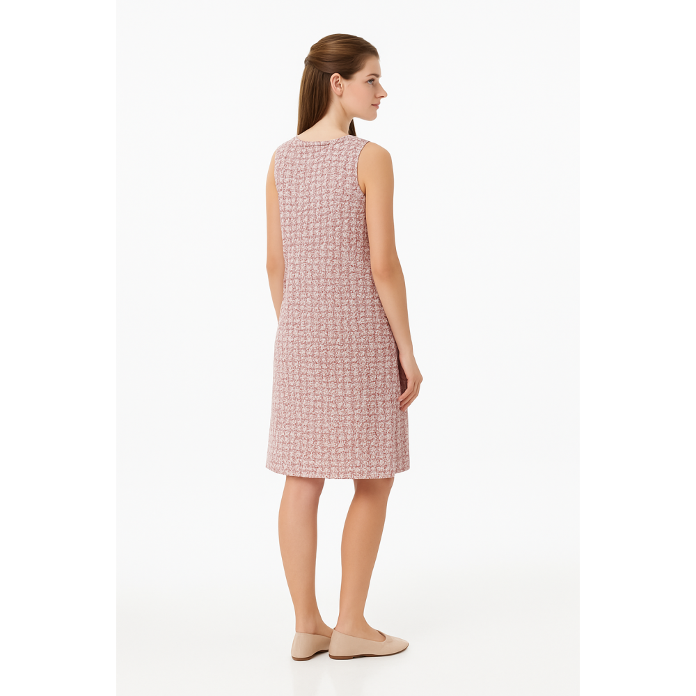 VAMP 80003, Γυναικείο Νυχτικό Modal/Βαμβάκι με πατιλέτα, RED JITTERS