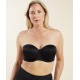 Σουτιέν Στράπλες για μεγάλο στήθος, Voluptina 804, ΜΑΥΡΟ