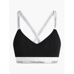 Calvin Klein LV00QF8504-UB1, Lightly Lined Bralette Μπουστάκι με φαρδιά τιράντα, ΜΑΥΡΟ