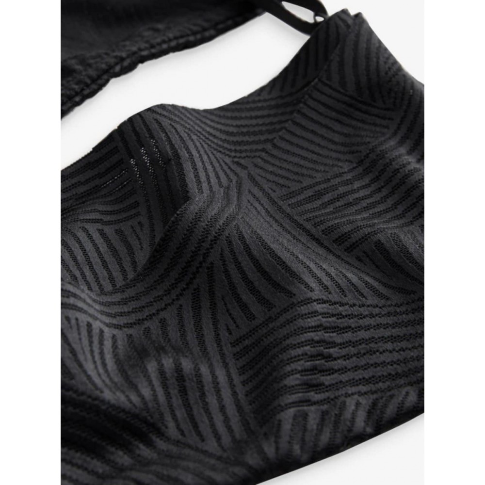 Voluptina 940-NOIR, Σουτιέν Strapless Bandeau χωρίς ραφές, με μπανέλα ΜΑΥΡΟ