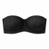 Voluptina 940-NOIR, Σουτιέν Strapless Bandeau χωρίς ραφές, με μπανέλα ΜΑΥΡΟ