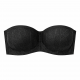 Voluptina 940-NOIR, Σουτιέν Strapless Bandeau χωρίς ραφές, με μπανέλα ΜΑΥΡΟ