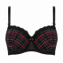 Σουτιέν Graziella  Miss Rosy 106 cup D,E σε συνδυασμό καρό και δαντέλας