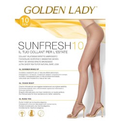 Golden Lady Sunfresh 10,  Γυναικείο Καλσόν 10 Den Gobi