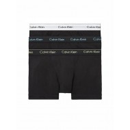 Calvin Klein LV00NB4394-VR9, Ανδρικό Boxer Brief  3 τεμ. Βαμβακερό Με Πόδι Leafy Fan - B-White/Beau Blue/Leafy Fun Lgs