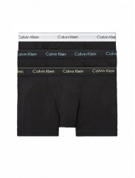 Calvin Klein LV00NB4394-VR9, Ανδρικό Boxer Brief  3 τεμ. Βαμβακερό Με Πόδι Leafy Fan - B-White/Beau Blue/Leafy Fun Lgs