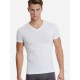 Ανδρικό T-Shirt Walk Bamboo 1991 με λαιμόκοψη V, ΑΣΠΡΟ