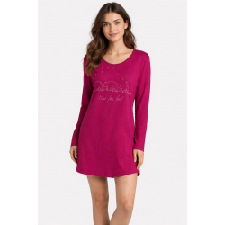 Νεανικό Νυχτικό Triumph NIghdress AW16 NDK02 ΜΠΟΡΝΤΟ