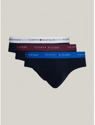 Tommy Hilfiger  3pack  BRIEF Waistband UM0UM02904-0VZ, Ανδρικά Σλιπ 3 τεμ. ΜΑΥΡΟ