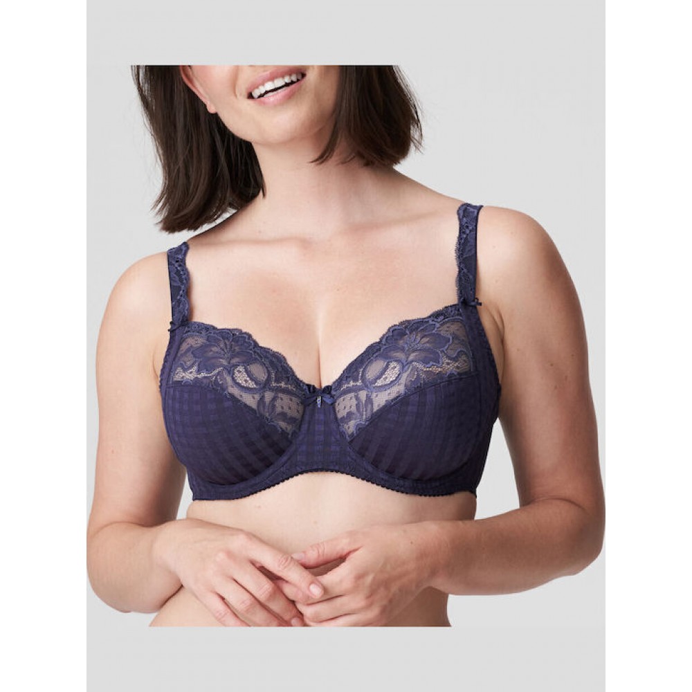 PrimaDonna Madison 0162121-VEL  Σουτιέν Full Cup για μεγάλο στήθος με μπανέλα, VELVET BLUE