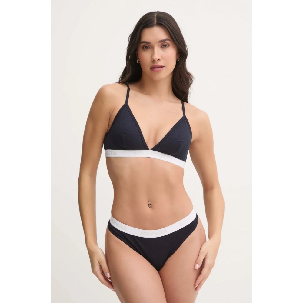 Tommy Hilfiger UW0UW05539-DW5 , Γυναικείο Κυλοτάκι Thong με φαρδύ λάστιχο, DESERT SKY