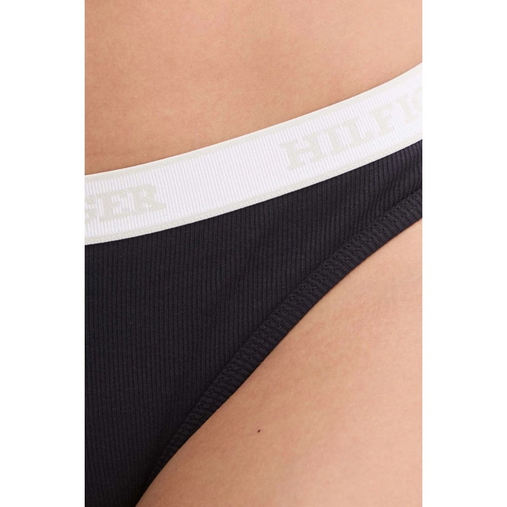 Tommy Hilfiger UW0UW05539-DW5 , Γυναικείο Κυλοτάκι Thong με φαρδύ λάστιχο, DESERT SKY