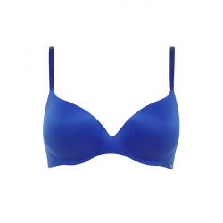 Sapph Comfort Light Push Up, Σουτιέν με μπανέλα χωρίς ραφές για μεγάλο στήθος,  COBALT BLUE