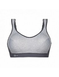 ANITA  5527-254, Αθλητικό Σουτιέν Extreme Control Sports Bra, χωρίς μπανέλα cup E, F, ΓΚΡΙ