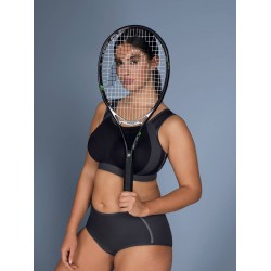 ANITA  5567-445, Αθλητικό Σουτιέν για μεγάλο στήθος Extreme Control Plus Sports Bra, ΜΑΥΡΟ