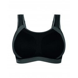 ANITA  5567-445, Αθλητικό Σουτιέν για μεγάλο στήθος Extreme Control Plus Sports Bra, ΜΑΥΡΟ