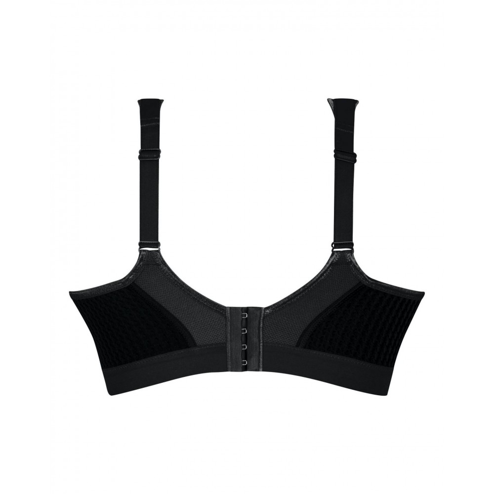 ANITA  5567-445, Αθλητικό Σουτιέν για μεγάλο στήθος Extreme Control Plus Sports Bra, ΜΑΥΡΟ