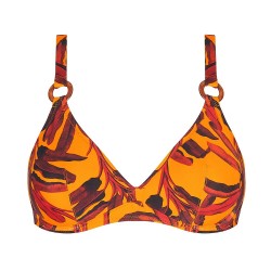 Antigel  La Melanesia  FBB3259, Γυναικείο Μαγιό Halter Bikini Top με μπανέλα,  ΚΡΟΚΙ
