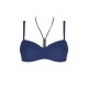 Antigel La Stricto Chic FBB7408, Γυναικείο BIkini Top Bandeau Souple με μπανέλα, BLUE MARINE