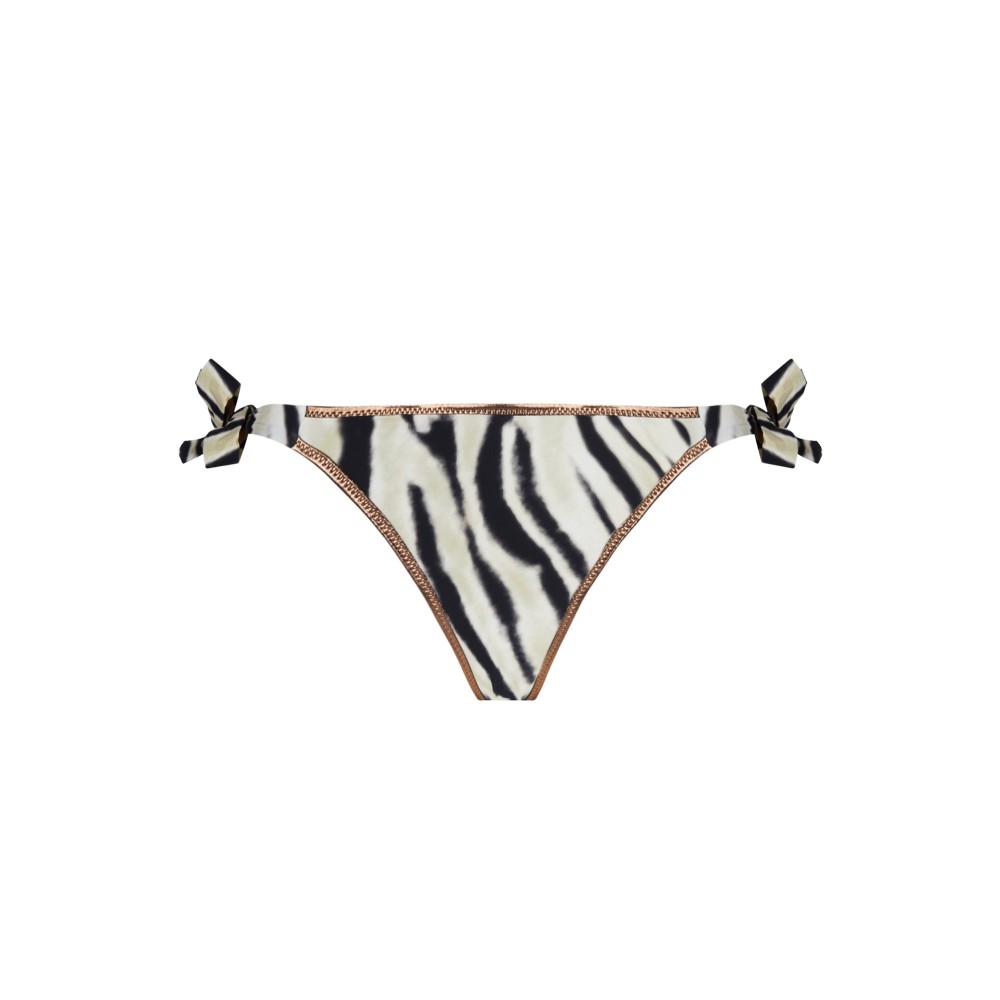 Antigel, La Tigre Blanc EBB0149, Γυναικείο Bikini Bottom με δέσιμο στο πλάι, ANIMAL PRINT