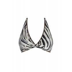 Antigel, La Tigre Blanc EBB2049, Γυναικείο Bikini Top Triangle Διπλής Όψης, ANIMAL PRINT