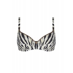 Antigel, La Tigre Blanc FBB3649, Γυναικείο Bikini Top Cup F με μπανέλα, ANIMAL PRINT