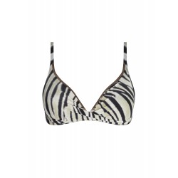 Antigel, La Tigre Blanc FBB6649, Γυναικείο Bikini Top χωρίς μπανέλα, ANIMAL PRINT
