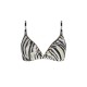 Antigel, La Tigre Blanc FBB6649, Γυναικείο Bikini Top χωρίς μπανέλα, ANIMAL PRINT