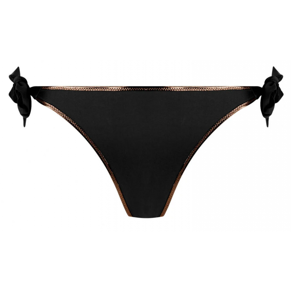 Antigel La Smartissime EBB0119, Γυναικείο Bikini Bottom με δέσιμο στο πλάι, ΜΑΥΡΟ