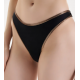 Antigel La Smartissime EBB0719, Γυναικείο Bikini Bottom  με μπρονζέ τελείωμα, ΜΑΥΡΟ