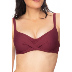 Antigel, La Chiquissima FBB3514, Γυναικείο BIkini Top Balconette με μπανέλα, ΔΑΜΑΣΚΗΝΙ