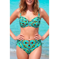 Antigel  LA PSYCHEDELIQUE FBB3599, Γυναικείο Μαγιό  Balconette Bikini Top με μπανέλα, ΤΥΡΚΟΥΑΖ