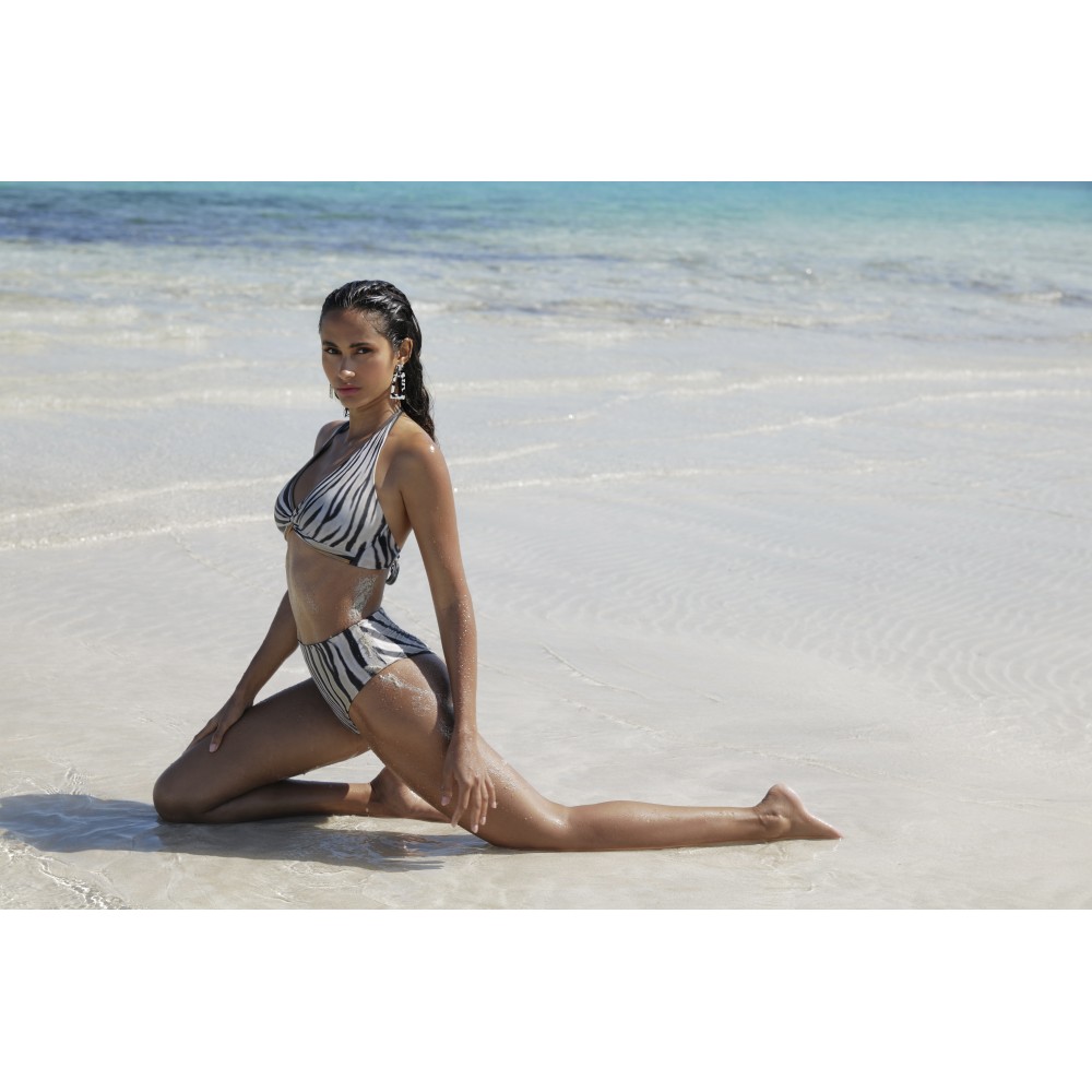 Antigel, La Tigre Blanc EBB2049, Γυναικείο Bikini Top Triangle Διπλής Όψης, ANIMAL PRINT