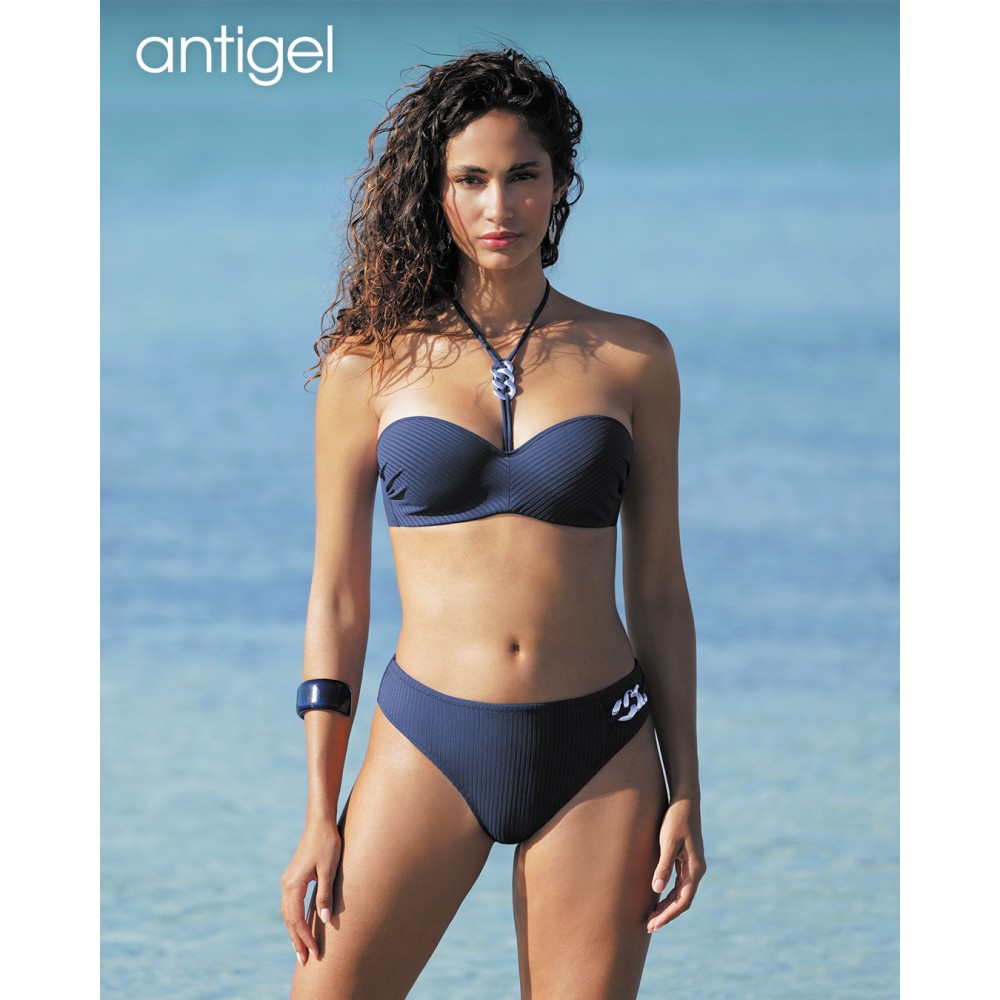 Antigel La Stricto Chic FBB1308, Γυναικείο BIkini Bottom με αλυσίδα, BLUE MARINE